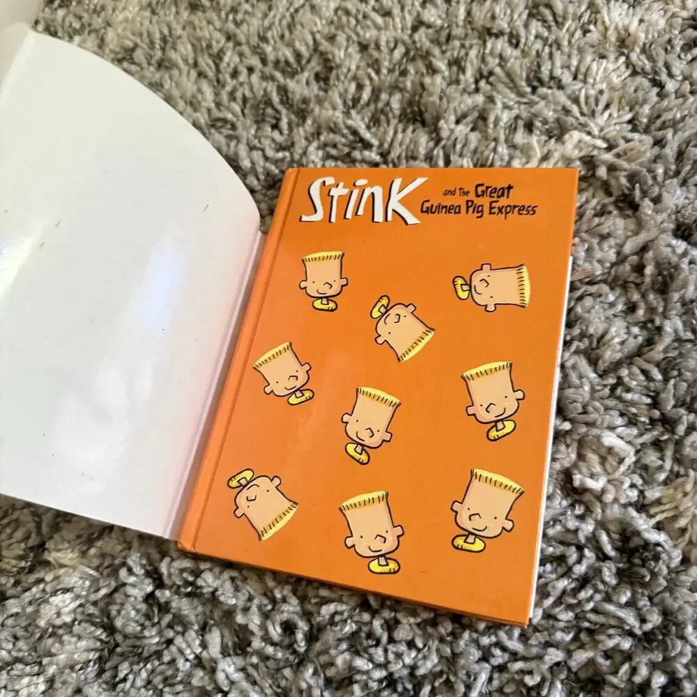Stink and Great Guinea Pig Express Megan McDonald Peter H Reynolds Hardover Book